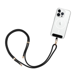 Lant pentru telefon GRIFEMA, negru, lungime ajustabila 35-75 cm