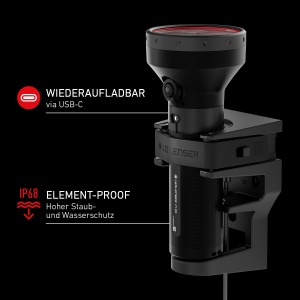 Lanterna LED Ledlenser P18R, 6500 Lumen, 600m, USB-C, IP68 - Img 6