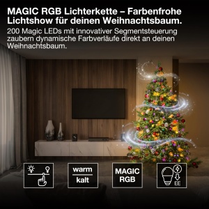 Lanterna LED RGB LEDVANCE cu 200 LED-uri, WiFi, IP44, Sincronizare Muzicala - Img 4