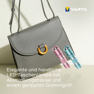 Lanterna LED VARTA Lipstick Light, 0.5W, Albastru Turcoaz, Include 1x Baterie AA - Img 5