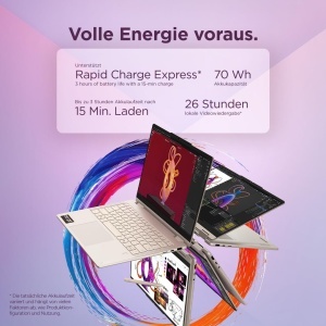 Laptop 2-in-1 Lenovo Yoga 7 14 OLED Touch AMD Ryzen 5 16GB RAM 512GB SSD Seashell - Img 8
