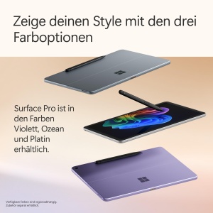 Laptop 2 in 1 Microsoft Surface Pro 12 Snapdragon X Plus 16GB RAM, 256GB SSD - Img 5