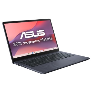 Laptop ASUS Chromebook CX14 CX1405CTA, 14 inch FHD, 4GB RAM, 128GB eMMC, Albastru - Img 2