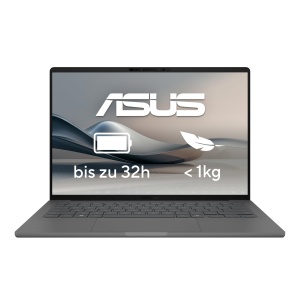 Laptop ASUS Zenbook A14 UX3407QA, 14 OLED, 16GB RAM, 1TB SSD, Gri Islandez - Img 3