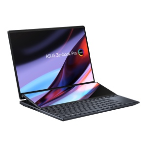 Laptop ASUS Zenbook Pro 14 Duo OLED UX8402ZE-M3050W, 16GB RAM, 512GB SSD, Negru