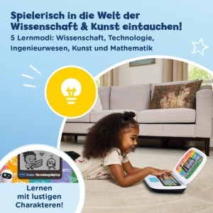 Laptop de cercetare VTech Junior pentru copii 3-7 ani, interactiv - Img 3