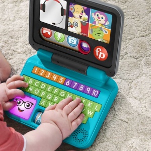 Laptop educativ Fisher-Price HHH03, cu 55 melodii, pentru 6-36 luni - Img 2