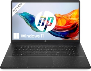 Laptop HP 17,3 HD, Intel Celeron N4500, 8GB RAM, 256GB SSD, Negru