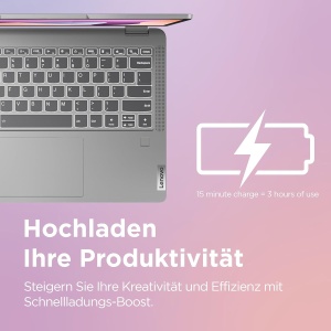 Laptop Lenovo IdeaPad Flex 5 Convertible, 14 WUXGA, AMD Ryzen 7, 16GB RAM, 512GB SSD, Gri - Img 8