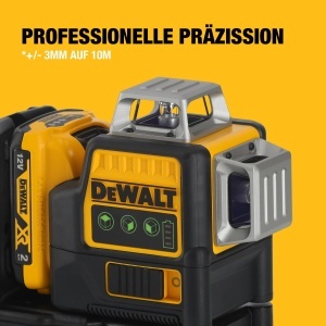 Laser de nivelare DEWALT DCE089D1G, 12V, 3x360, auto-nivelare - Img 5