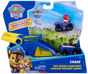 Launcher Paw Patrol Chase pentru copii, joc creativ, 3 ani