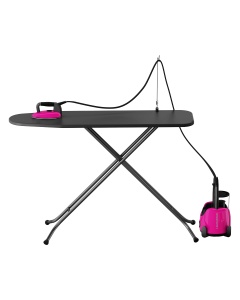 Laurastar Lift Plus Pinky Pop, Statie de calcat 3 in 1 care sifoneaza, calca si curata hainele, Abur igienic, Infasurare automata a cablului, Talpa din aluminiu 3D, Calcare verticala, Detasabil - Img 5