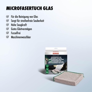 Laveta din microfibra SONAX 04515410, 3 bucati, foarte absorbanta, fara scame - Img 3