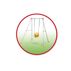 Leagan pentru copii Smoby Swing Plus, structura metalica, inaltime 180 cm - Img 4