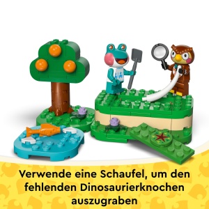 LEGO Animal Crossing 77056 Museum Set cu Minifigurine si Fosile Triceratops - Img 5