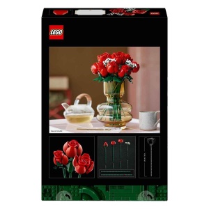 LEGO Botanicals 10328 Set Flori Artificiale 12 Trandafiri DIY Decor Modern - Img 4
