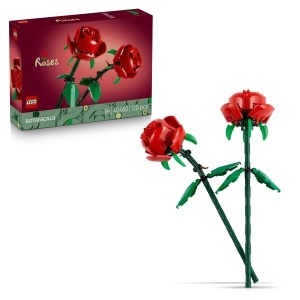 LEGO Botanicals 40460 Set Decorativ Flori Rosii pentru Constructie Compatibil cu Alte Seturi