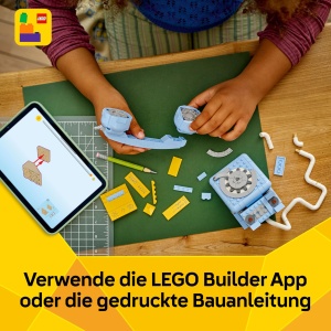 LEGO Creator 31174 Retro Telefon 3-in-1 Set Constructie Creativa pentru Copii 8 - Img 6