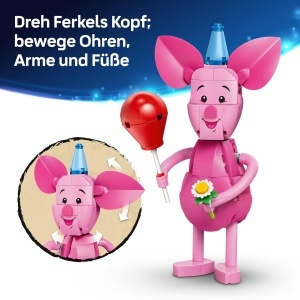 LEGO Disney Ferkels Geburtstagsspass 43305 Figur Winnie Puuh Torta Aniversare - Img 5