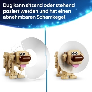 LEGO Disney Pixar 43290 Kevin si Dug Figurine Constructibile DIY Decorativ - Img 5