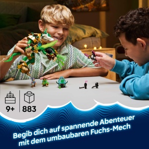 LEGO DREAMZzz 71508 Fuchs-Wachtermech 2-in-1 Minifigurine si Creaturi Fantastice - Img 2