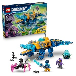 LEGO DREAMZzz 71512 Set 2-in-1 Krokodil U-Boot Transformabil 1107 Piese