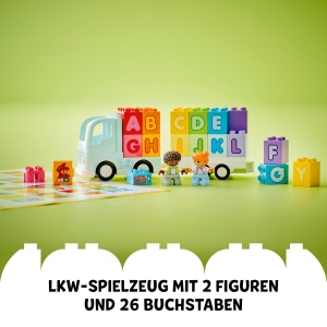 LEGO DUPLO ABC-Lastwagen 10421 Camion cu Litere si Figurine pentru Copii 2 - Img 4