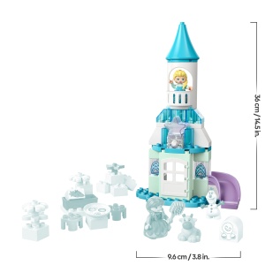 LEGO DUPLO Frozen 10455 Castelul de Gheata al Elsei si Annei Set cu Lumini si Figurine - Img 7
