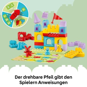LEGO DUPLO Hopsys Burgspiel 10450 Joc Educativ pentru Copii cu Figurine si Castel - Img 5