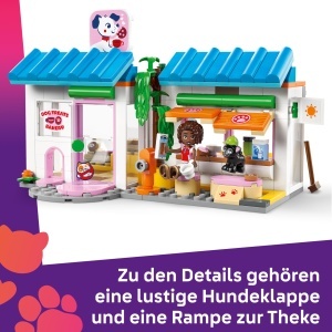 LEGO Friends Hundekuchenbackerei 42677 Set de Joaca cu Mini Papusi si Catei - Img 3