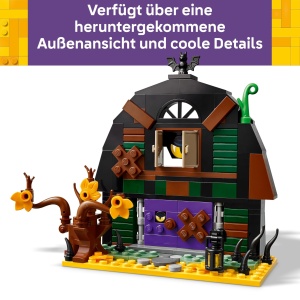 LEGO Halloween Scheune 40721 Set de Constructie pentru Copii cu Minifigura Squelet si Accesorii - Img 4