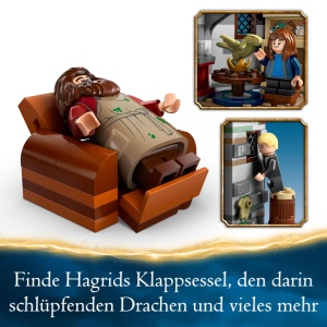 LEGO Harry Potter Hagrids Hutte 76428 Set cu Figurine si Accesorii Magice - Img 4