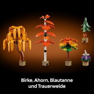LEGO Icons 11372 Set Constructie Landhausgarten Elemente Toamna 1102 Piese - Img 5