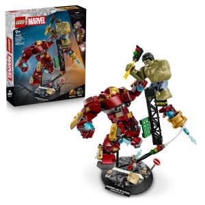 LEGO Marvel Hulkbuster vs Hulk 76343 Set Supereroi cu Minifigurine si Mech Articulat