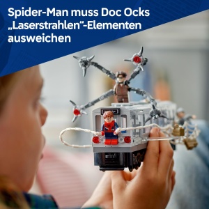LEGO Marvel Spider-Man vs Doc Ock 76321 Set de Joaca cu Tren si Minifigurine - Img 4