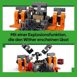LEGO Minecraft 21590 Duell mit dem Wither Set Interactiv cu Minifigurine si Portal Nether - Img 4
