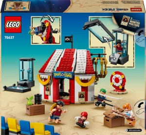 LEGO ONE PIECE Zirkuszelt 75637 Set Interactiv cu Minifigurine si