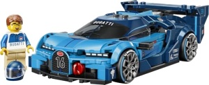 LEGO Speed Champions Bugatti Vision Gran Turismo 77253 Masina de jucarie pentru copii si colectionari 284 piese - Img 10