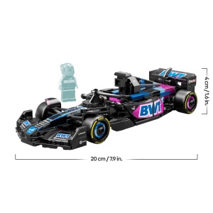 LEGO Speed Champions BWT Alpine F1 Team A524 Masina Formula 1 cu Minifigura Pilot 258 Piese - Img 8