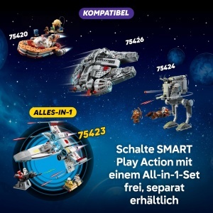 LEGO Star Wars 75424 AT-ST Interactiv cu Minifigurine si Functii SMART - Img 8