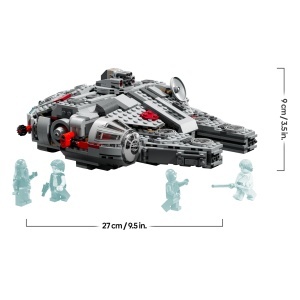 LEGO Star Wars Millennium Falcon 75426 Set Interactiv cu Minifigurine si Functii SMART - Img 9
