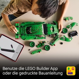 LEGO Technic Porsche 911 GT3 R Rexy AO Racing 42224 1313 Piese Design Dino - Img 6