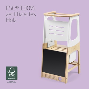 Lernturm din lemn Maxi-Cosi Toucan 3-in-1, 1,5-99 ani, 10-150 kg, FSC 100 - Img 6