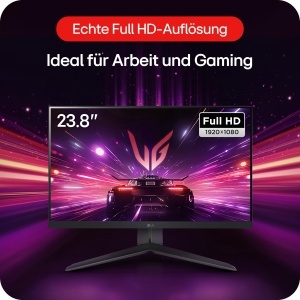 LG Electronics 24GS65F-B AEU Ultrageartm FHD Gaming IPS Monitor 24 6047cm 1920 x 1080 169 1ms GtG 180 Hz HDR10 NVIDIA G-Synctm AMD FreeSynctm - Negru - Img 6