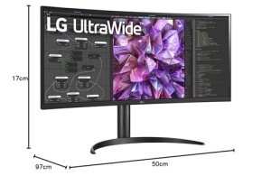 LG Electronics 34WQ75X-B. Monitor AEU IPS 21:9 UltraWide 34" (86,72 cm), TFT-LCD Aktiv Matrix cu iluminare de fundal LED alba, antireflexie, Schwarz - Img 16