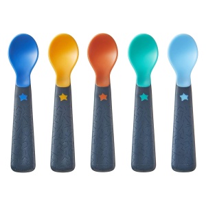 Linguri de intarcare cu autohranire Tommee Tippee Easigrip, pachet de 5