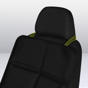 Lionelo Sikker Protectie Auto pentru Scaun Copii Impermeabila Antiderapanta cu Buzunare - Img 3