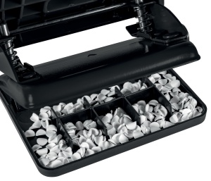 Locher VON Leitz 2-faceri pentru 20 de foi, compact, negru - Img 5