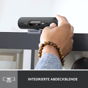 Logitech Brio 500 Webcam Full HD 1080p Auto-Lumina USB-C Graphit - Img 7