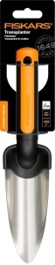Lopata de plantat Fiskars Premium 27 cm, otel inoxidabil, negruorange - Img 6